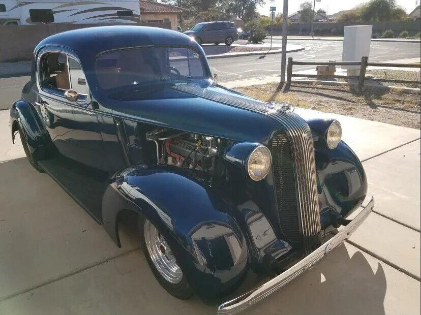 1936 pontiac 3 window 502ci turbo v8 3 speed coupe