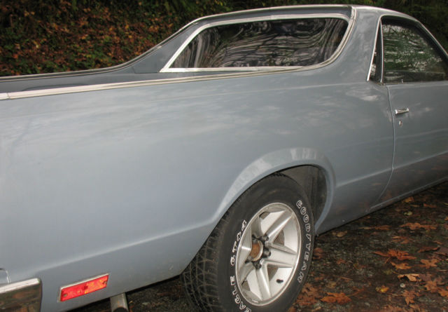 1978 chevy el camino, new paint. truck ute suv rare 3 speed manual ranchero