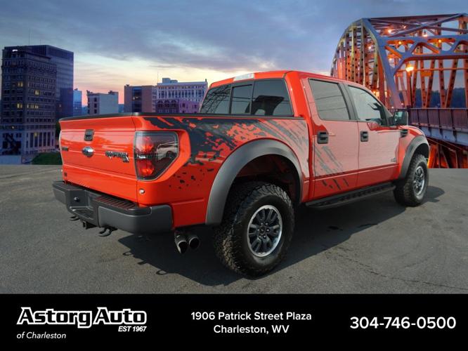 used 2011 ford f150 4x4 svt raptor charleston, wv 25309 for sale in charleston, west virginia