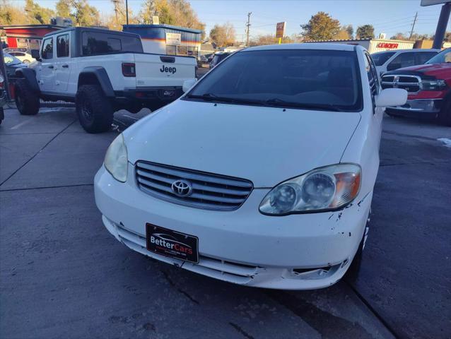 2003 toyota corolla le