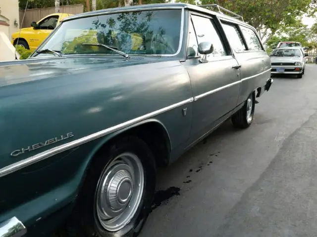 1964 chevelle 300 2 door wagon 4spd tach pwr windows posi rear fctry options