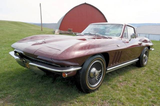 1965 corvette coupe *rarecolorcombo*allorigcaliforniablacktagcar*docs*300hp*4spd