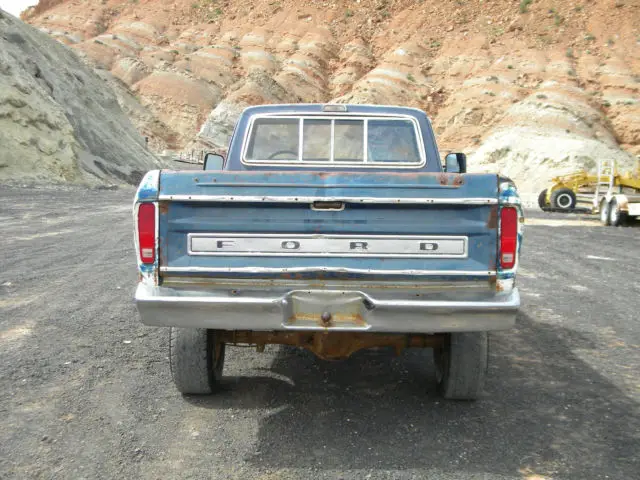 v8 4 speed 4" lift great patina runs/drives light rust project low reserve f-150