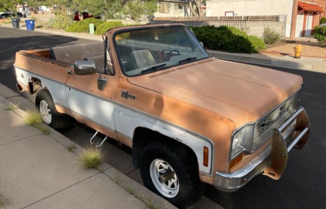 1973 chevrolet k10 suv orange 4wd automatic k5