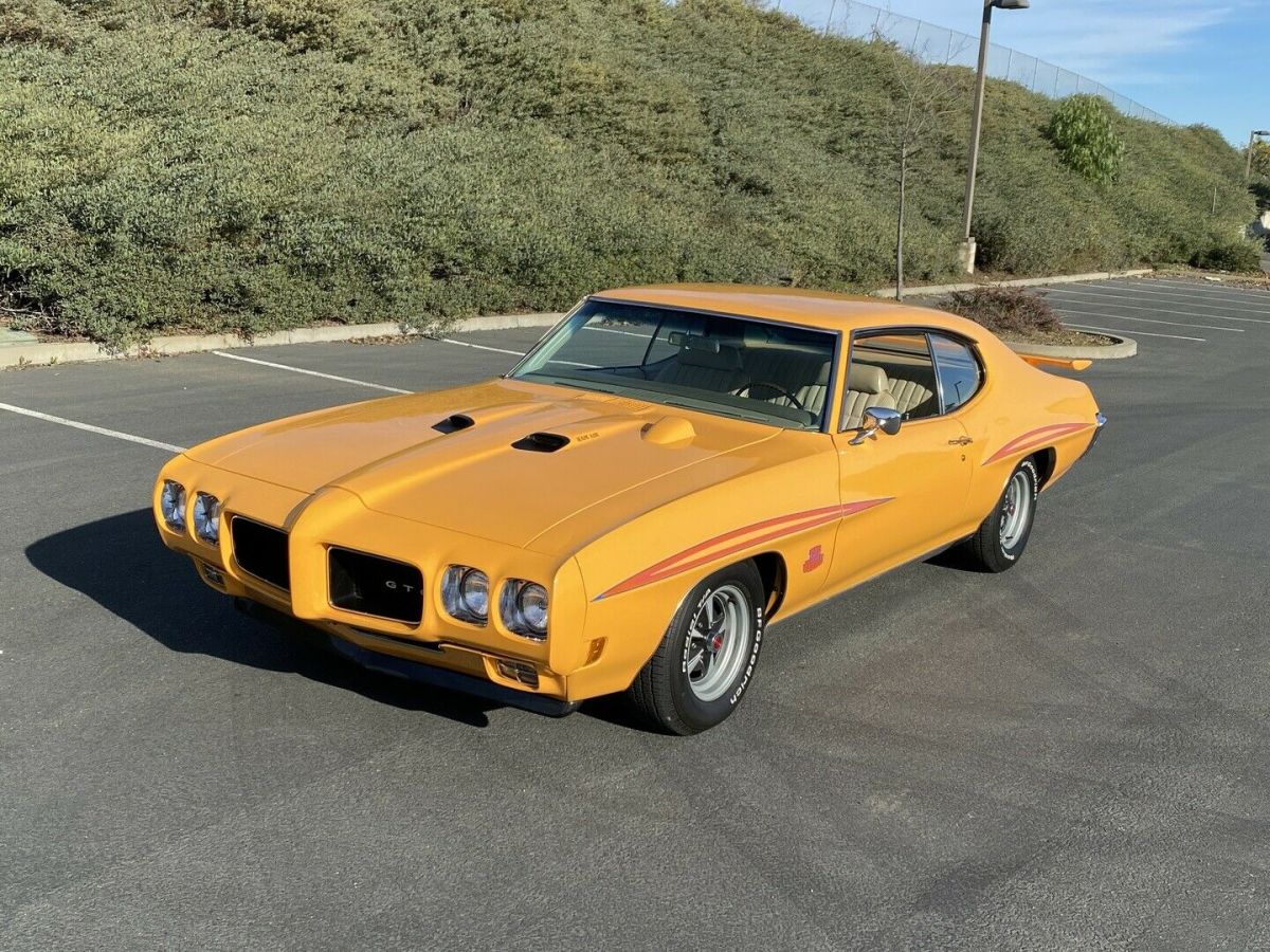 1970 pontiac gto 45067 miles orange hardtop automatic
