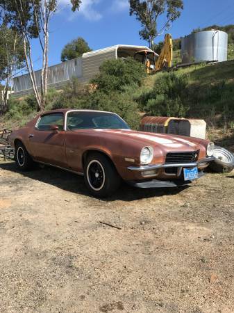 1970 1/2 camaro z/28,real z,barn find ca car,4 speed,original paint, needs resto