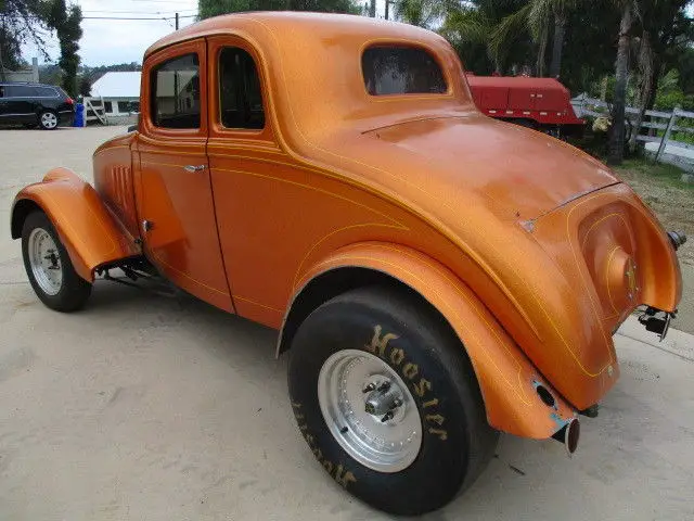 1936 willys coupe,real deal steel body 1970s gasser from california, 1 of a kind