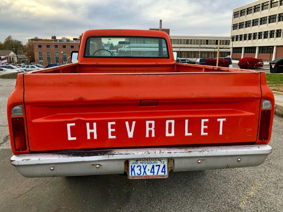 1972 chevrolet k/20 original paint survivor