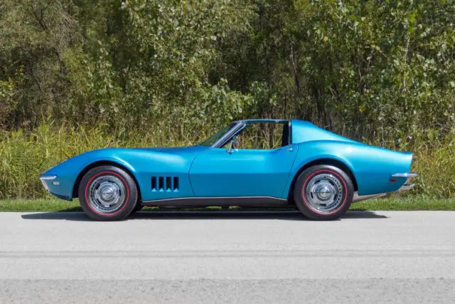 1968 chevrolet corvette numbers matching 427 / 435hp l71 lemans blue