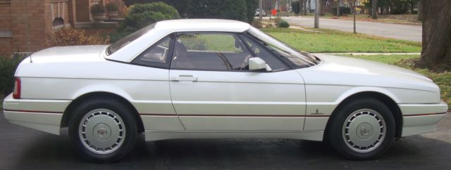 1990 cadillac allante rare factory hard top only 68k miles must see!
