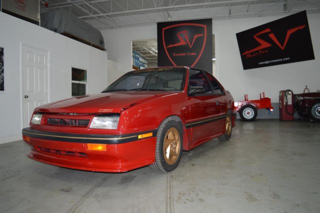1989 shelby gt red great deal!