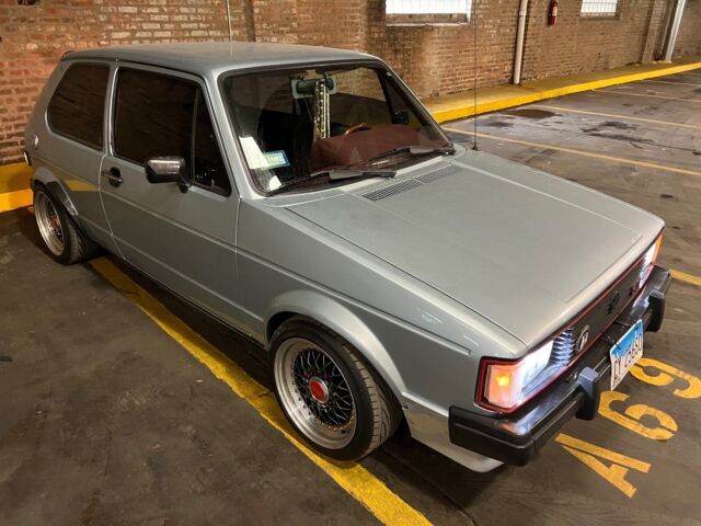 1984 volkswagen rabbit hatchback grey fwd manual gti sport