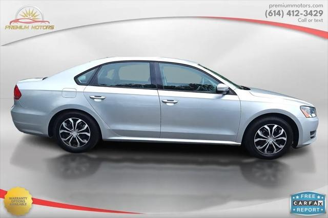 2013 volkswagen passat 2.5 s