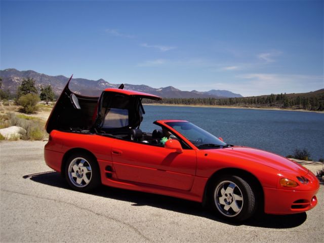 1995 misubishi 3000gt spyder sl in caracas red (r71)