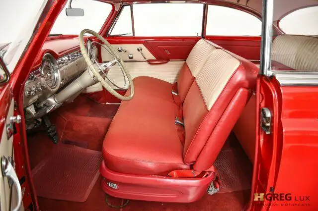 1953 oldsmobile rocket eighty-eight coupe ageta red/polar white