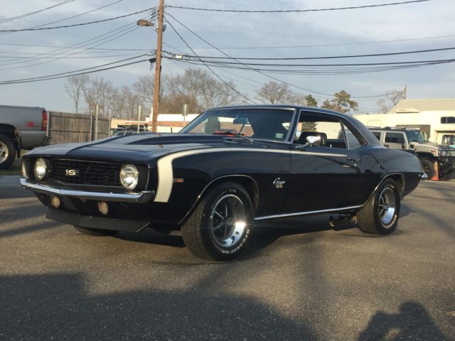 1969 chevrolet camaro ss tribute 350 black on black stunning