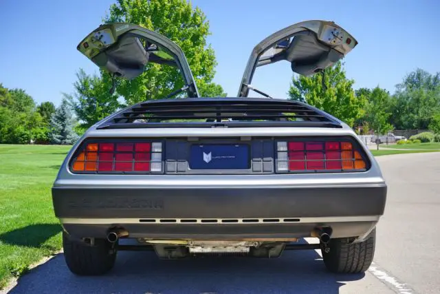 1981 delorean dmc-12 22,270 miles stainless steal