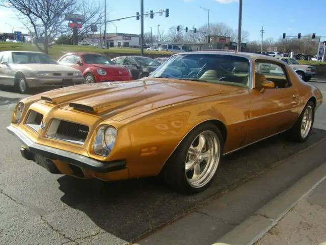 1974 pontiac firebird, gold with 736 miles available now!
