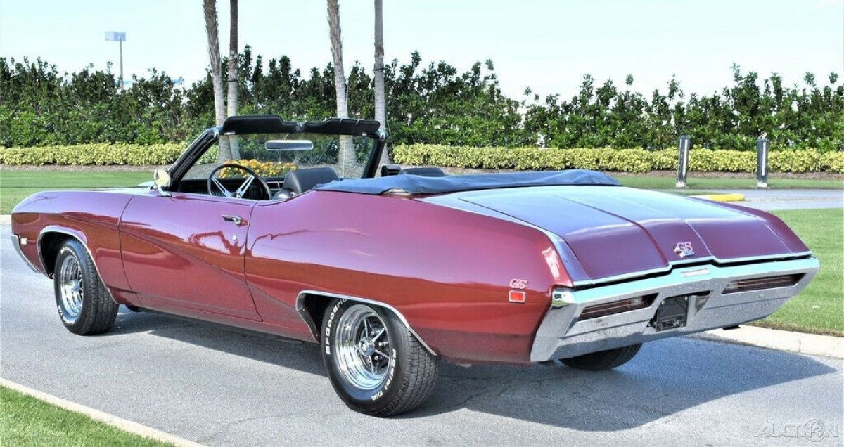 rare 1969 buick gs stage 1 convertible 400ci auto restoration documents