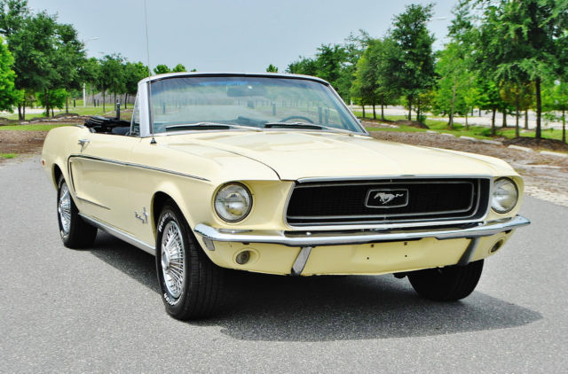 not and better to be found 1968 ford mustang convertible 6cly auto like new wow