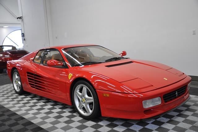 1992 ferrari 512tr rosso corsa 14600 mi major service performed 07/2015