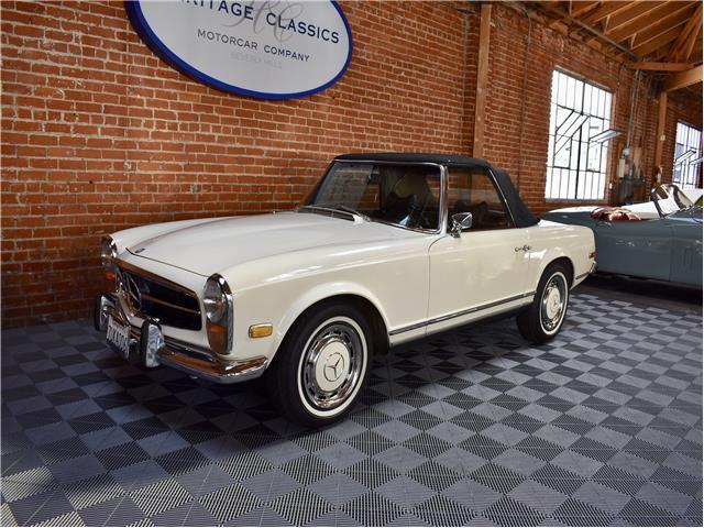 1970 mercedes benz 280sl, white with 53650 miles available now!