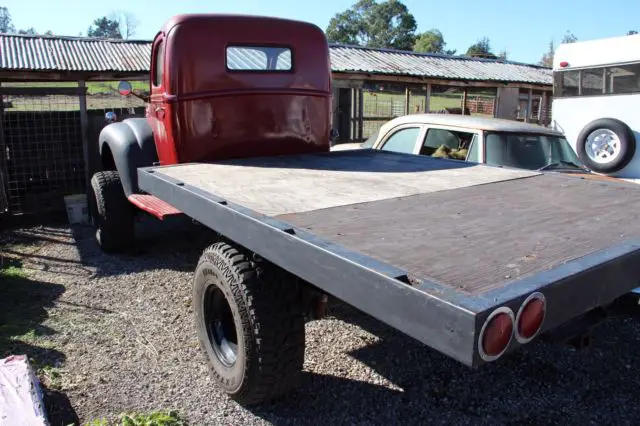 1946 ford 10' flatbed classic truck 3/4 ton 4x4 hot rod