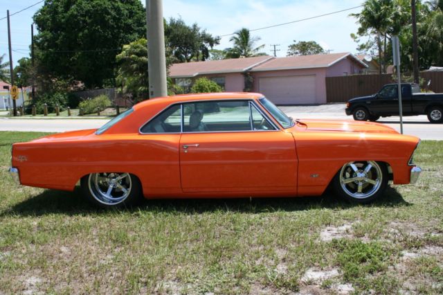 1967 chevy ii nova ss pro-touring resto-mod pro-built motown motor sbc 454/730hp