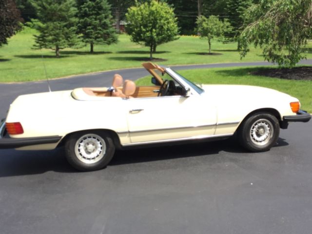 1980 mercedes-benz 450sl convertible roadster