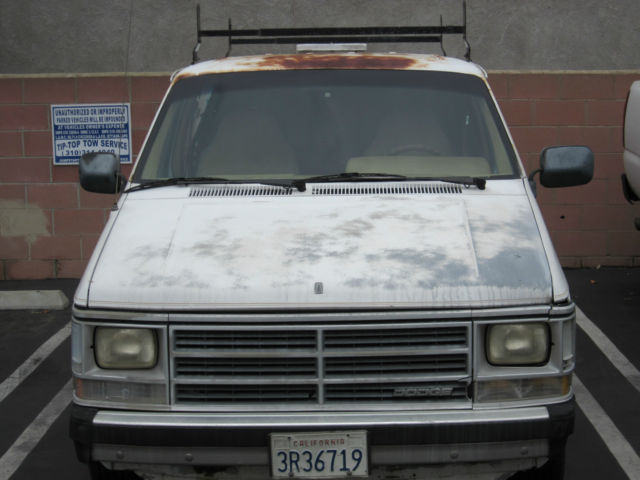 spy - surveillance van 1988 dodge ram van (converted)