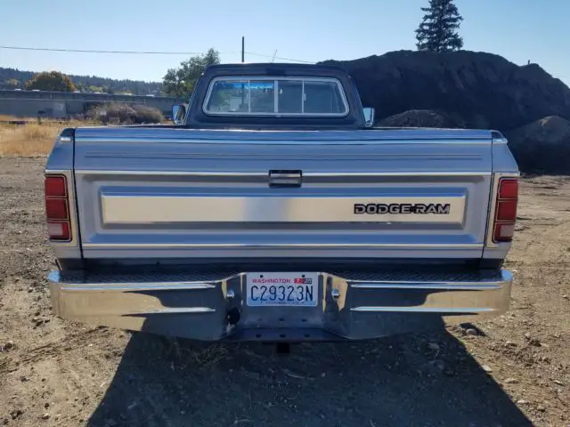 selling at no reserve 1985 dodge power wagon 350 royal se prospector al original