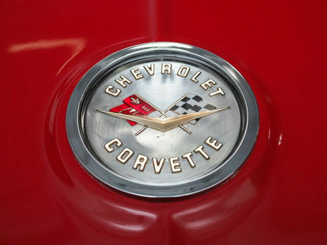 1961 corvette beautiful bright red