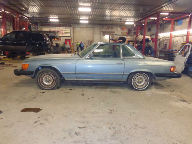 1979 mercedes 450 sl roadster with removable hardtop, model 107