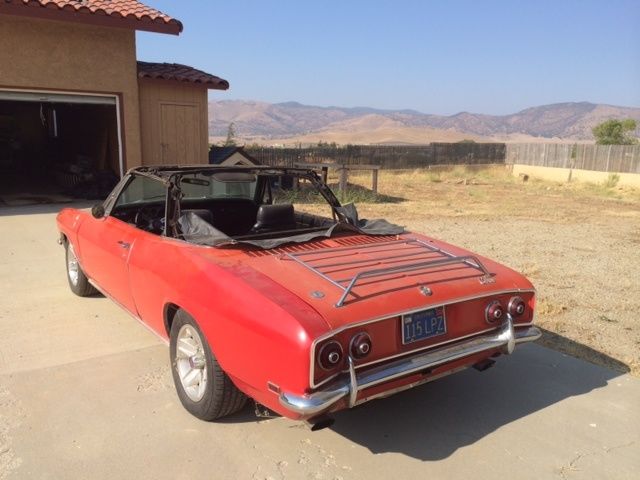 1969 chevrolet corvair convertible last year made "only 521 convertibles made***