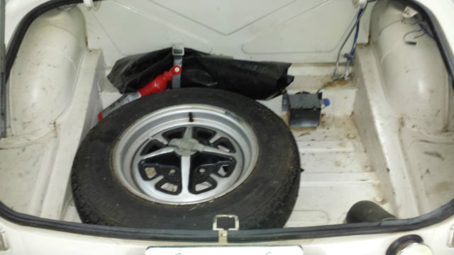 white with black interior. great running condition. low mileage original driver