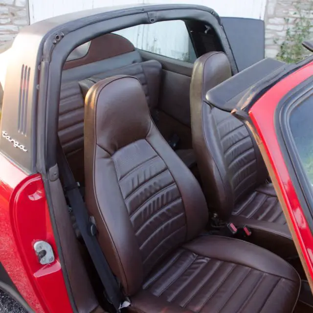 1980 porsche 911 sc targa 2-door guards red rebuilt engine excellent condition!
