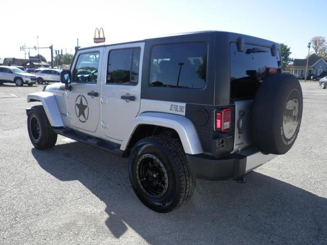 used 2012 jeep wrangler unlimited sahara spencer, in 47460 for sale in adel, indiana