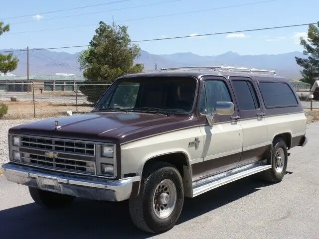 1986 chevrolet c20 suburban big block 454 v8 all original no rust west coast car