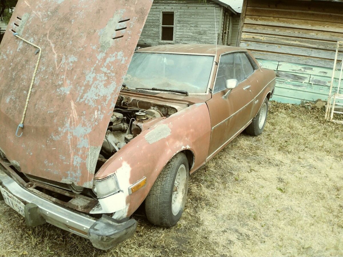 1976 toyota celica coupe orange rwd manual gt