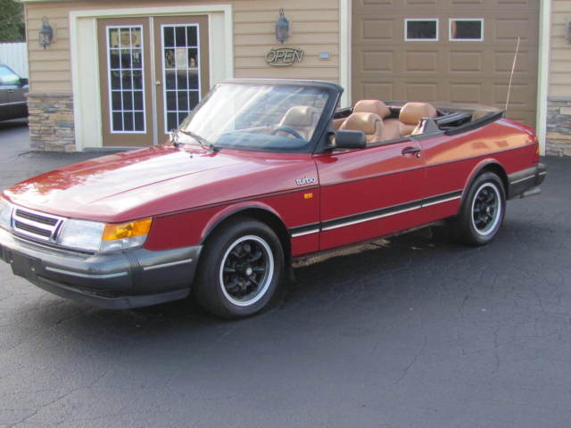 1987 saab 900 turbo convertible