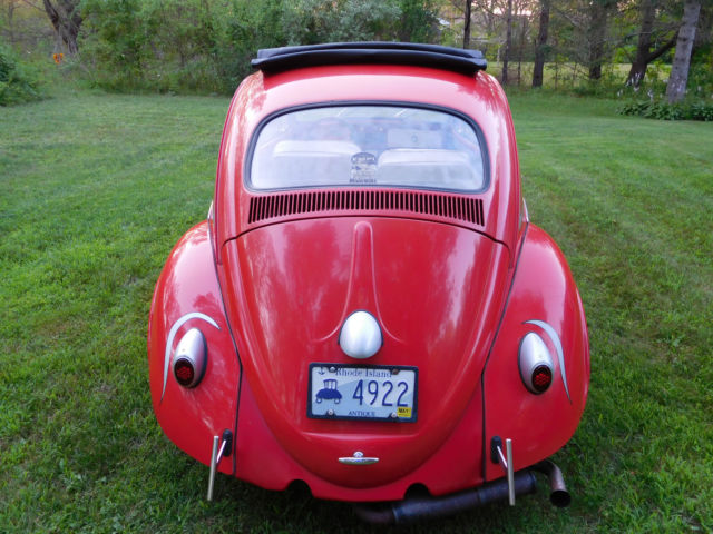 1961 volkswagen "ragtop" sunroof beetle