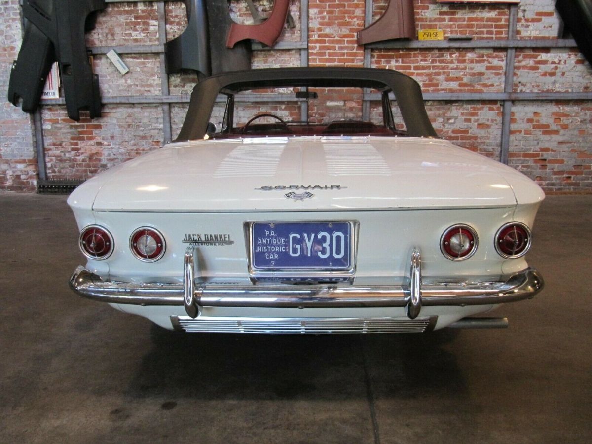 1963 corvair convertible 900 monza â€“ 46,050 original miles