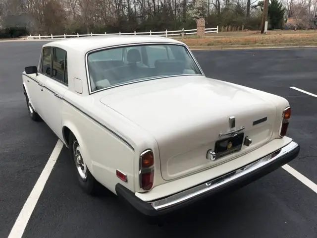 1980 rolls royce silver shadow ii white sedan 8 auto