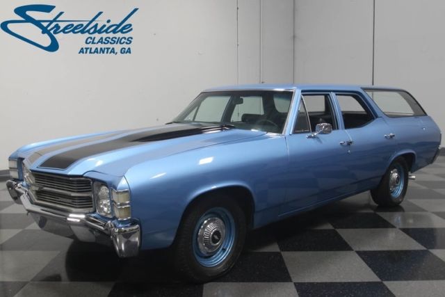 1971 chevrolet chevelle wagon station wagon 350 v8 crate automatic classic vinta