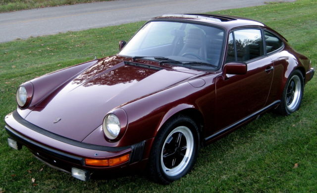 1983 porsche 911sc sunroof original condition with <35,000 miles