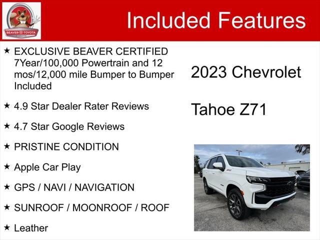 2023 chevrolet tahoe 4wd z71