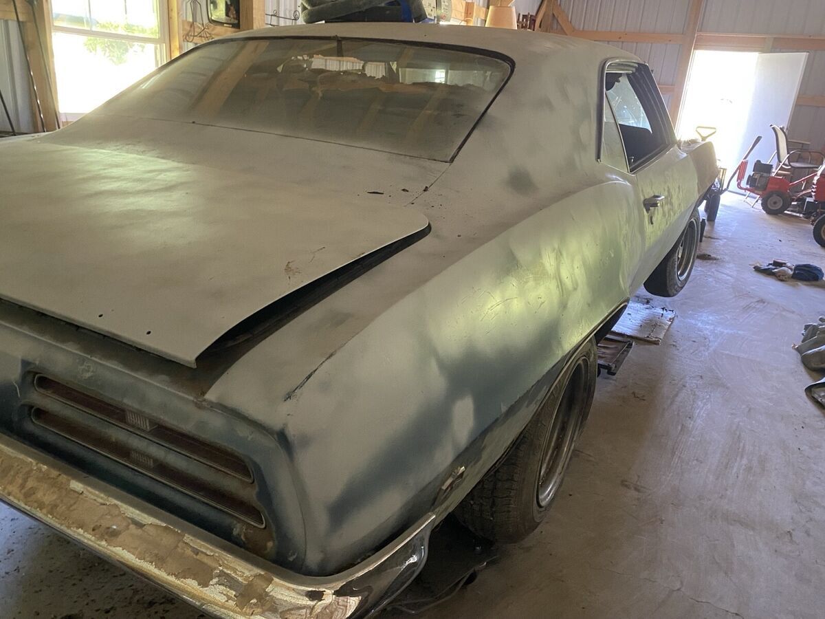 1969 pontiac firebird coupe blue