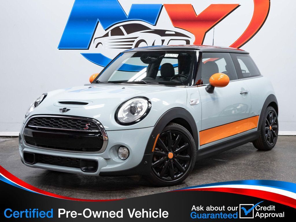 2018 mini cooper s ice blue pkg, clean carfax, pan sunroof, navigatio