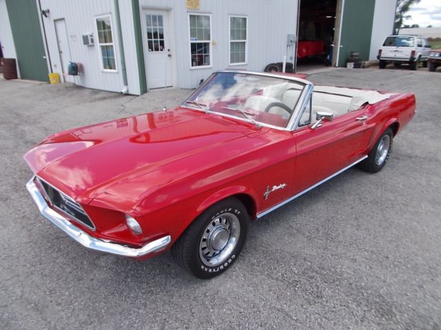1968 ford mustang convertible, # match, low reserve