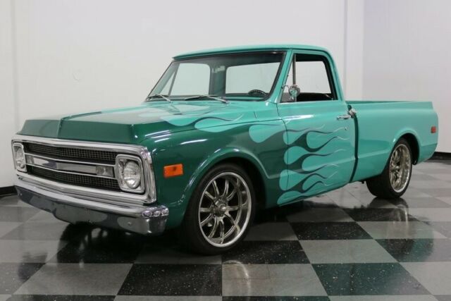 very cool c10 with big block power! 454v8, auto, pwr steer/brakes w/ frt disc!